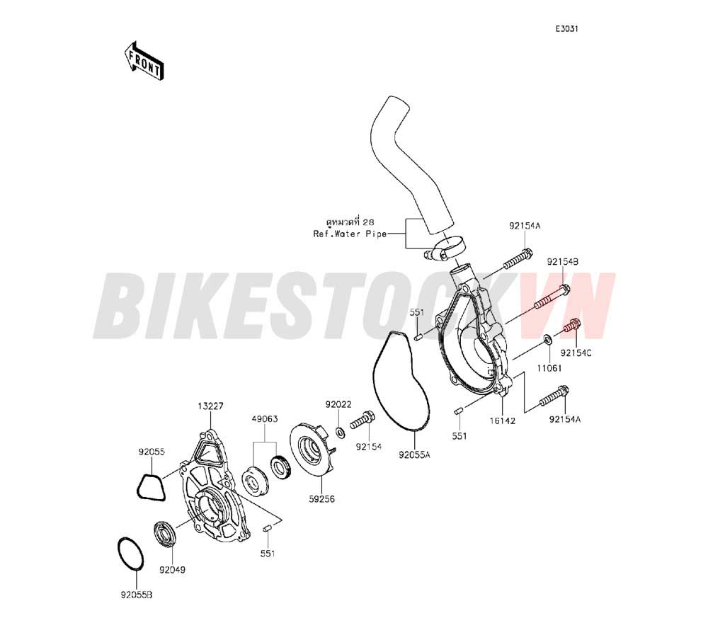 ENGINE WATER PUMP