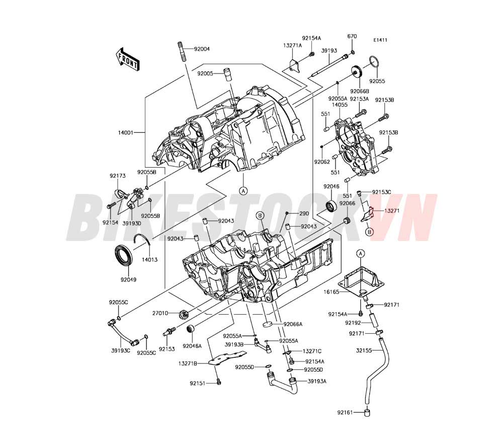 ENGINE CRANKCASE