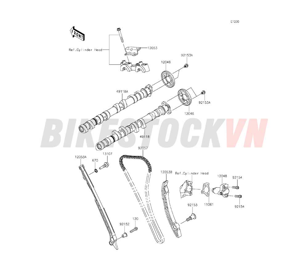 ENGINE CAMSHAFT(S)/TENSIONER