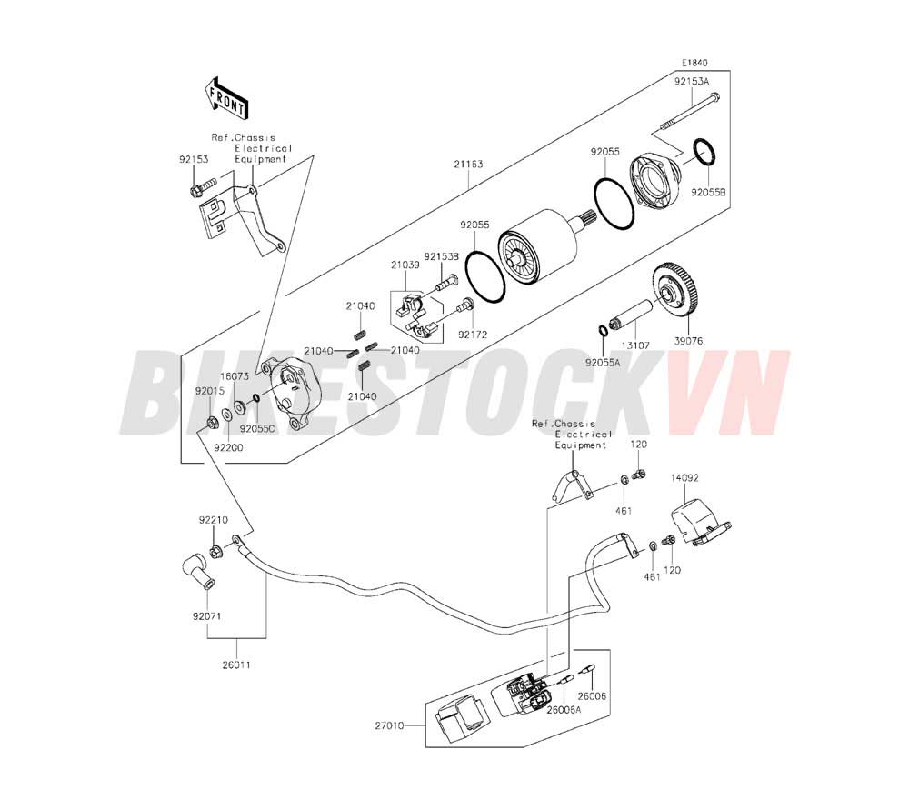 ENGINE STARTER MOTOR