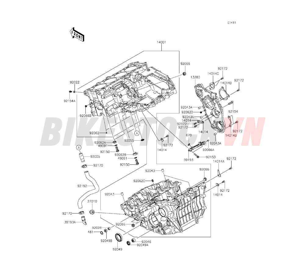 ENGINE CRANKCASE