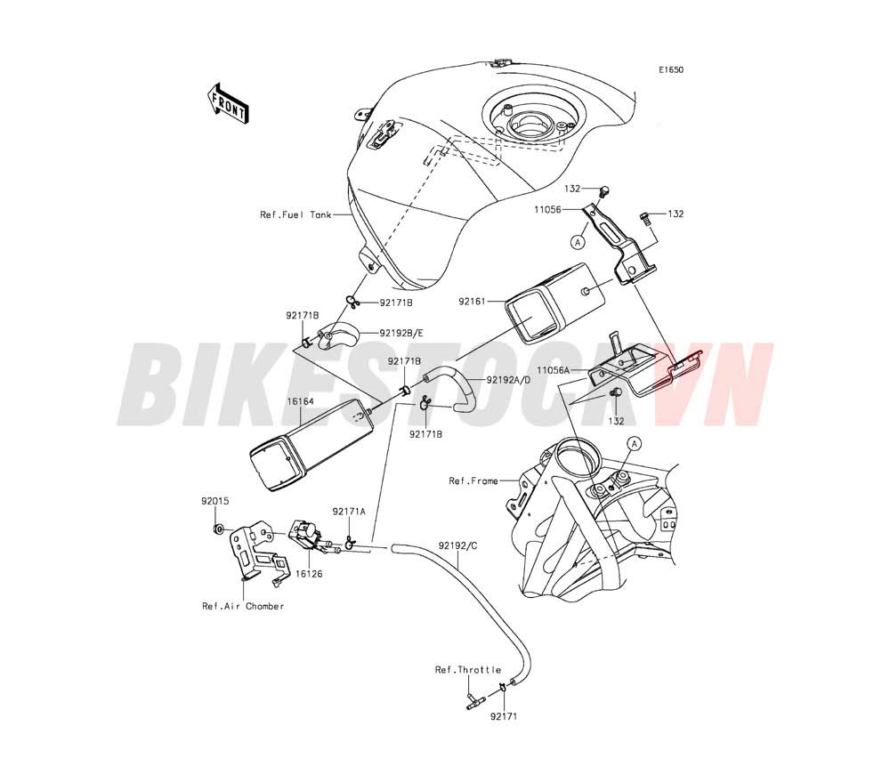 ENGINE FUEL EVAPORATIVE SYSTEM