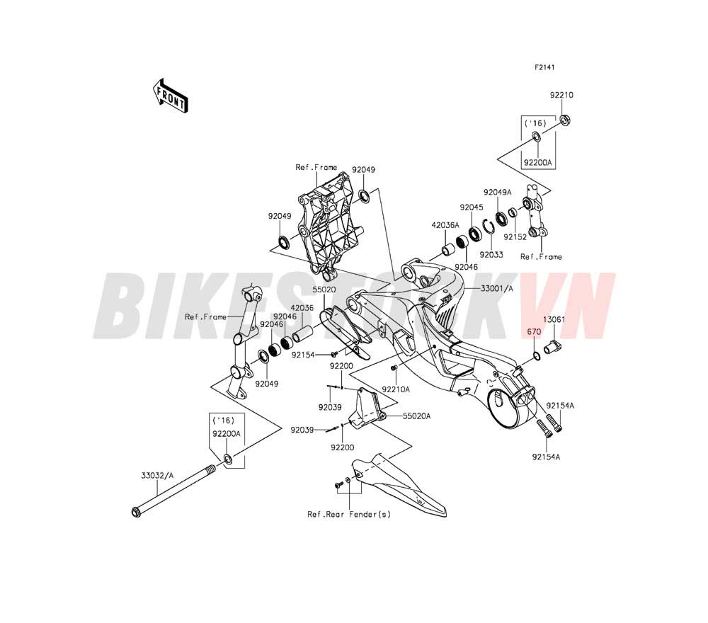 CHASSIS SWINGARM