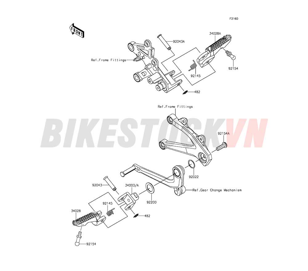 CHASSIS FOOTRESTS