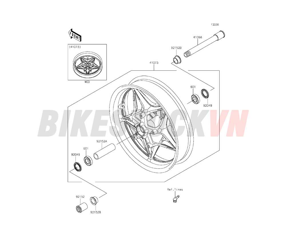 CHASSIS FRONT HUB