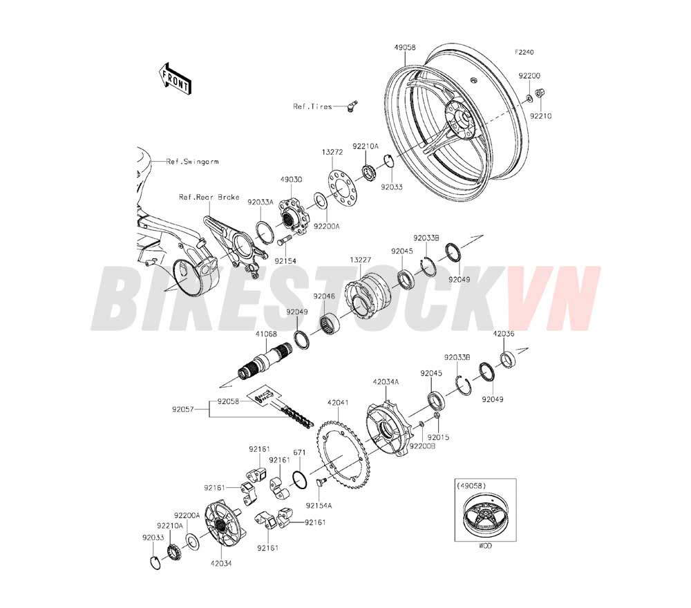 CHASSIS REAR HUB