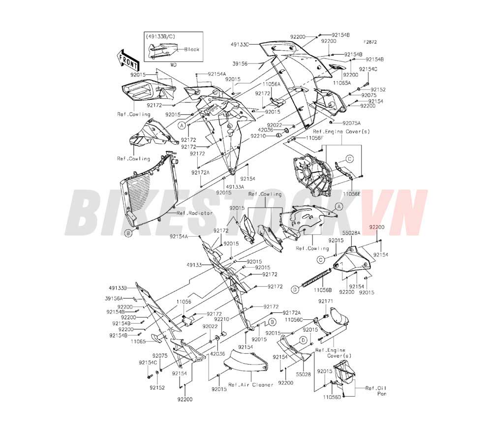 CHASSIS COWLING LOWERS