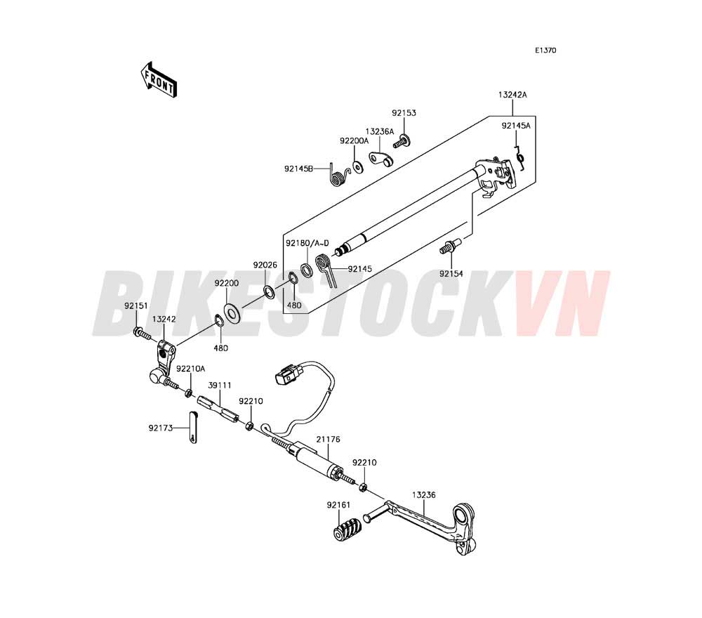 ENGINE GEAR CHANGE MECHANISM