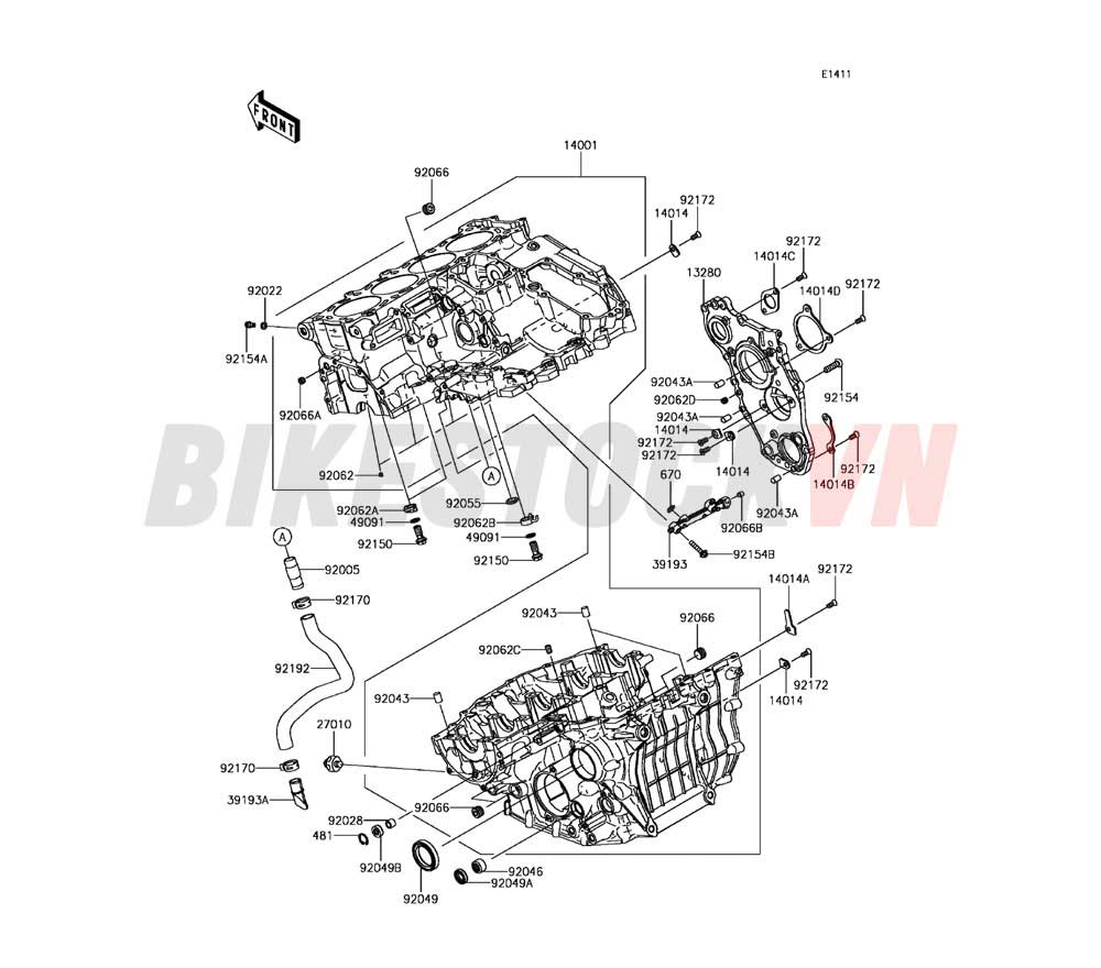 ENGINE CRANKCASE