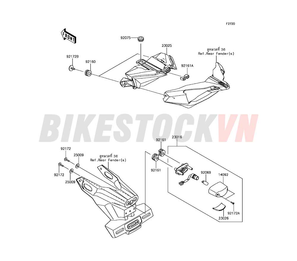 CHASSIS F-TAILLIGHT(S)