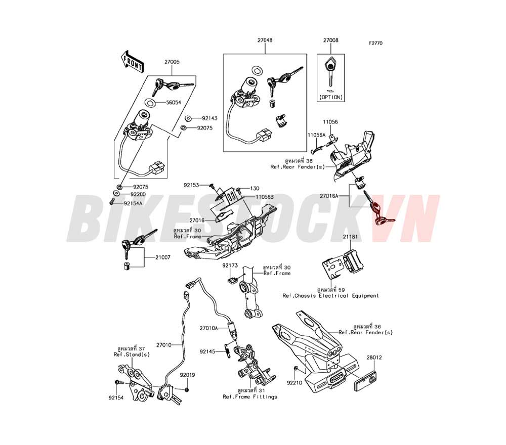 CHASSIS F-IGNITION SWITCH