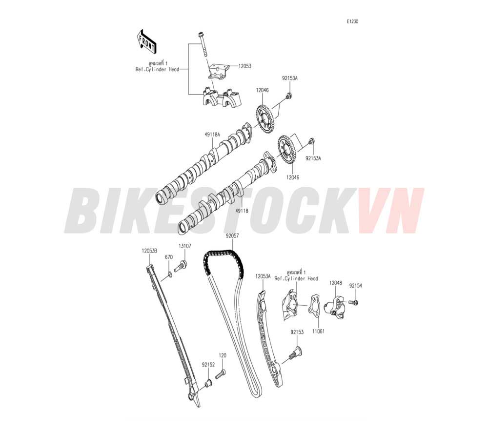 ENGINE CAMSHAFT(S)/TENSIONER