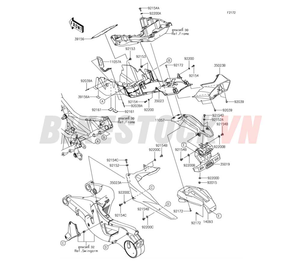 CHASSIS REAR FENDER(S)