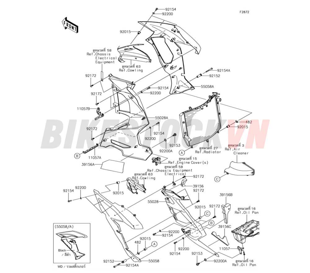 CHASSIS COWLING LOWERS