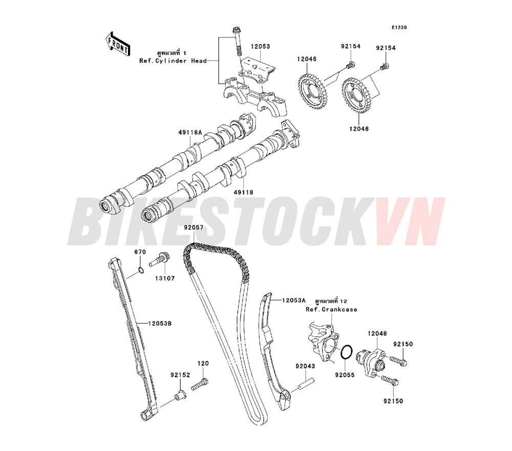 ENGINE CAMSHAFT(S)/TENSIONER