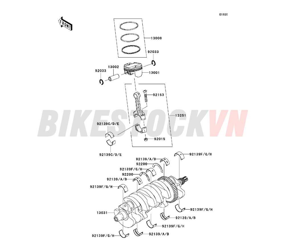 ENGINE CRANKSHAFT/PISTON(S)