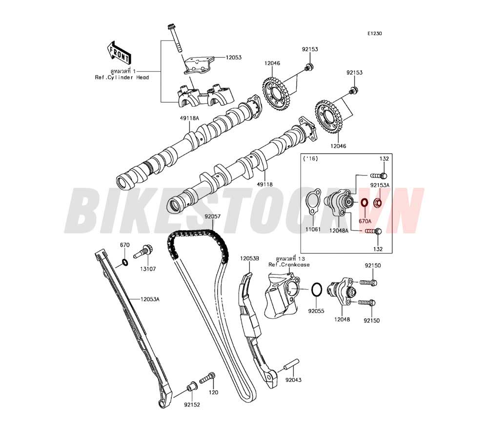 ENGINE CAMSHAFT(S)/TENSIONER