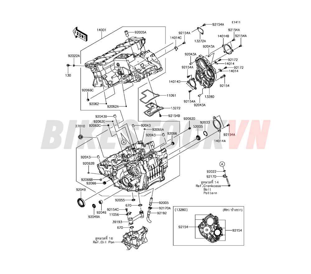 ENGINE CRANKCASE