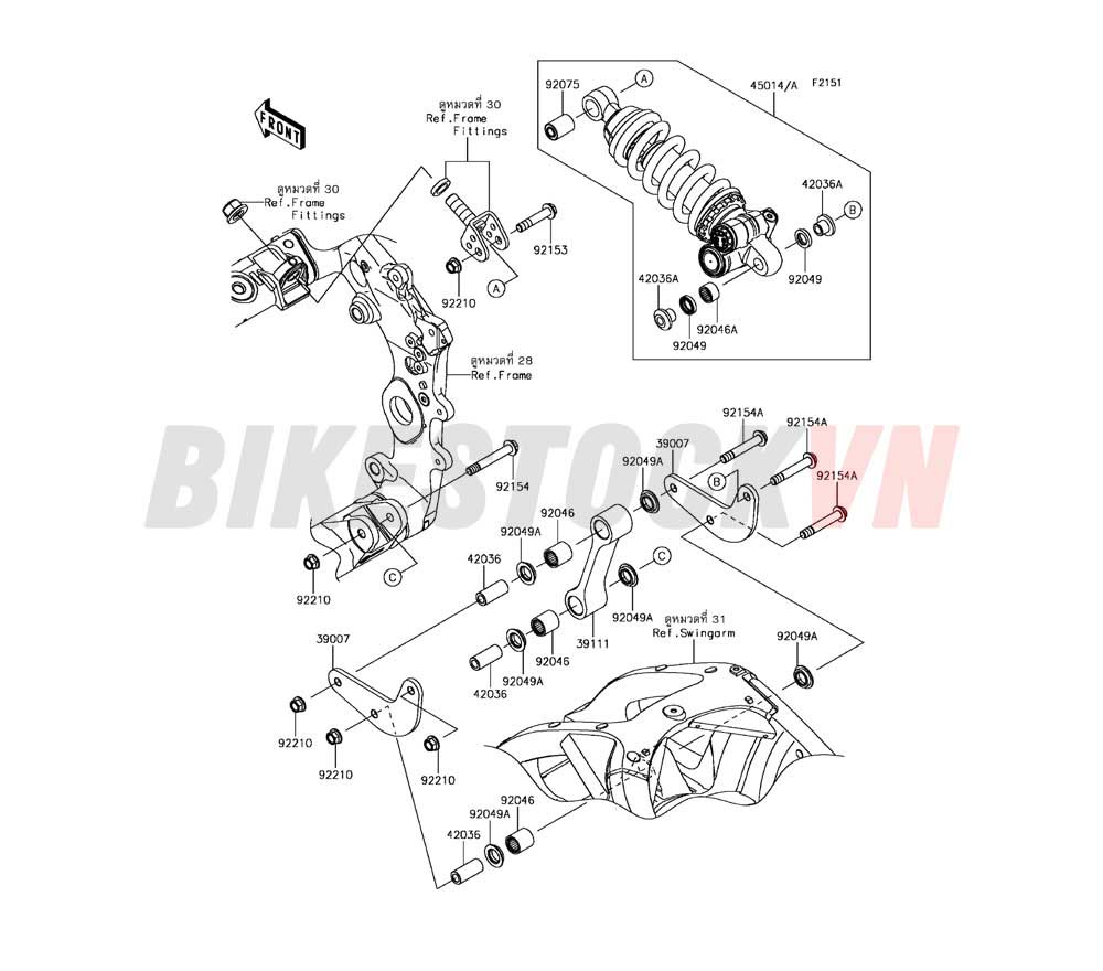 CHASSIS SUSPENSION SHOCK ABSORBER