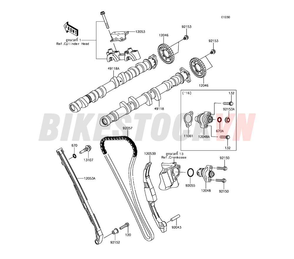 ENGINE CAMSHAFT(S)/TENSIONER