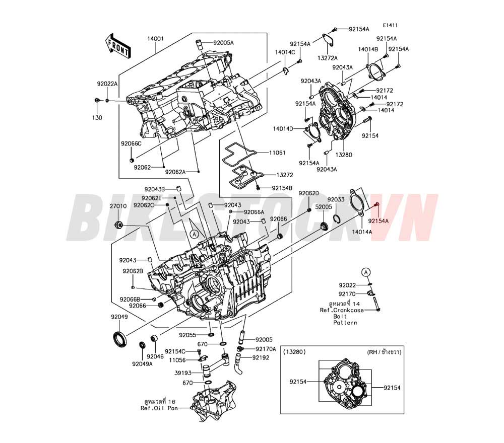 ENGINE CRANKCASE