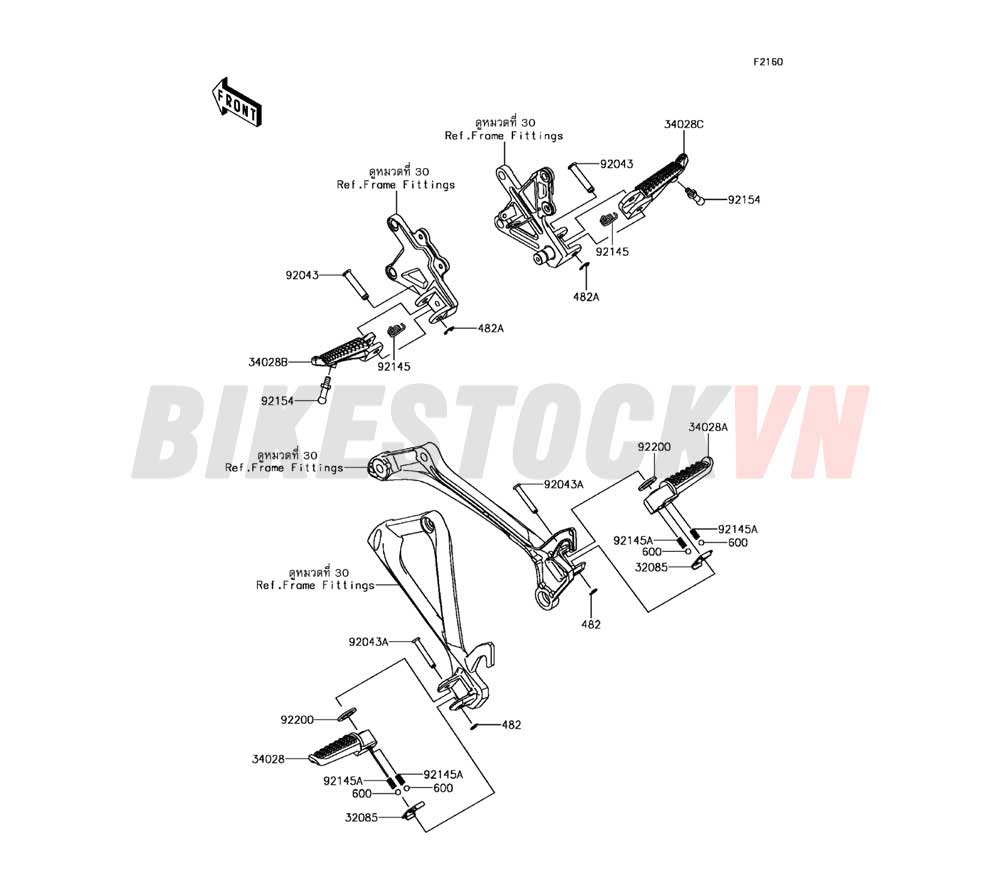 CHASSIS FOOTRESTS