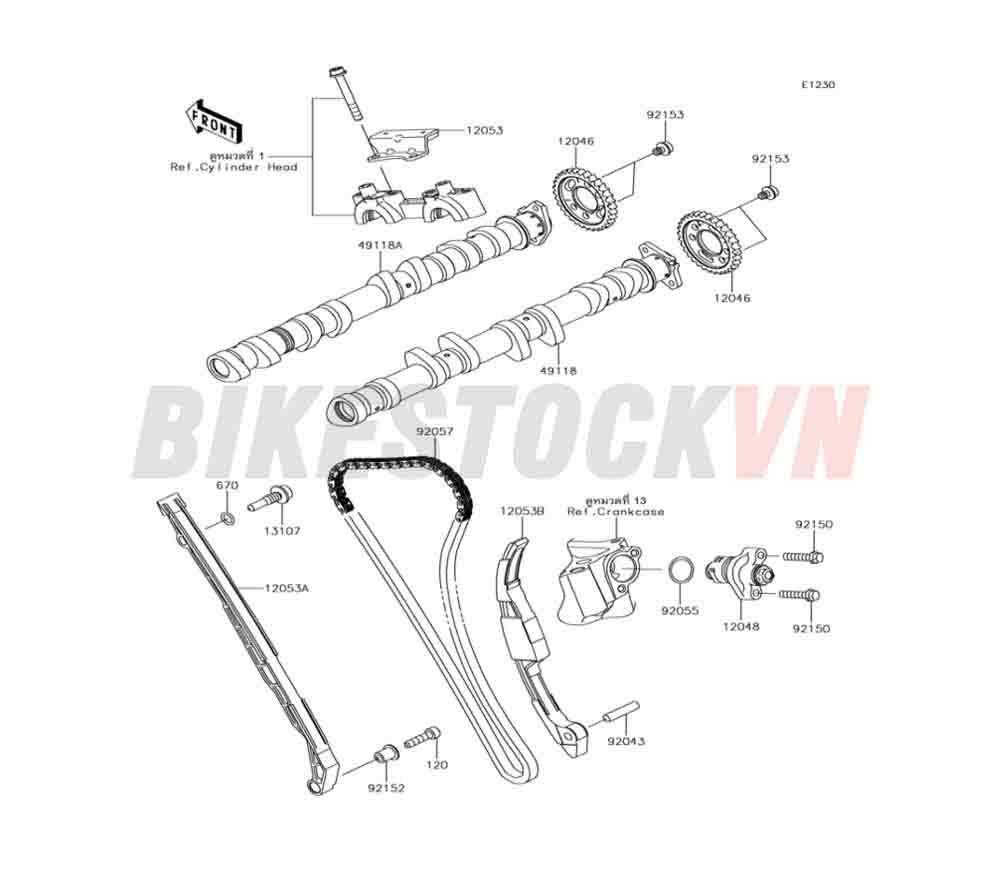 ENGINE CAMSHAFT(S)/TENSIONER