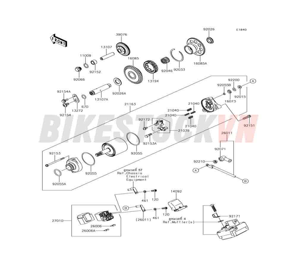 ENGINE STARTER MOTOR