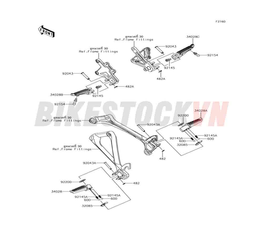 CHASSIS FOOTRESTS