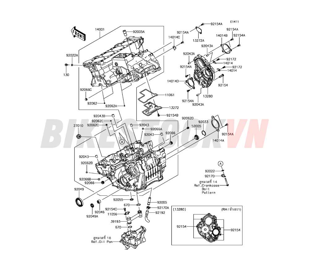 ENGINE CRANKCASE