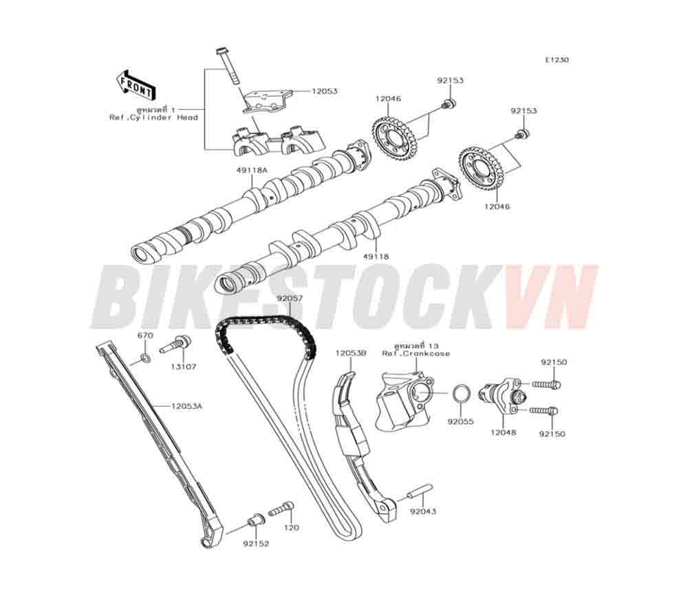 ENGINE CAMSHAFT(S)/TENSIONER