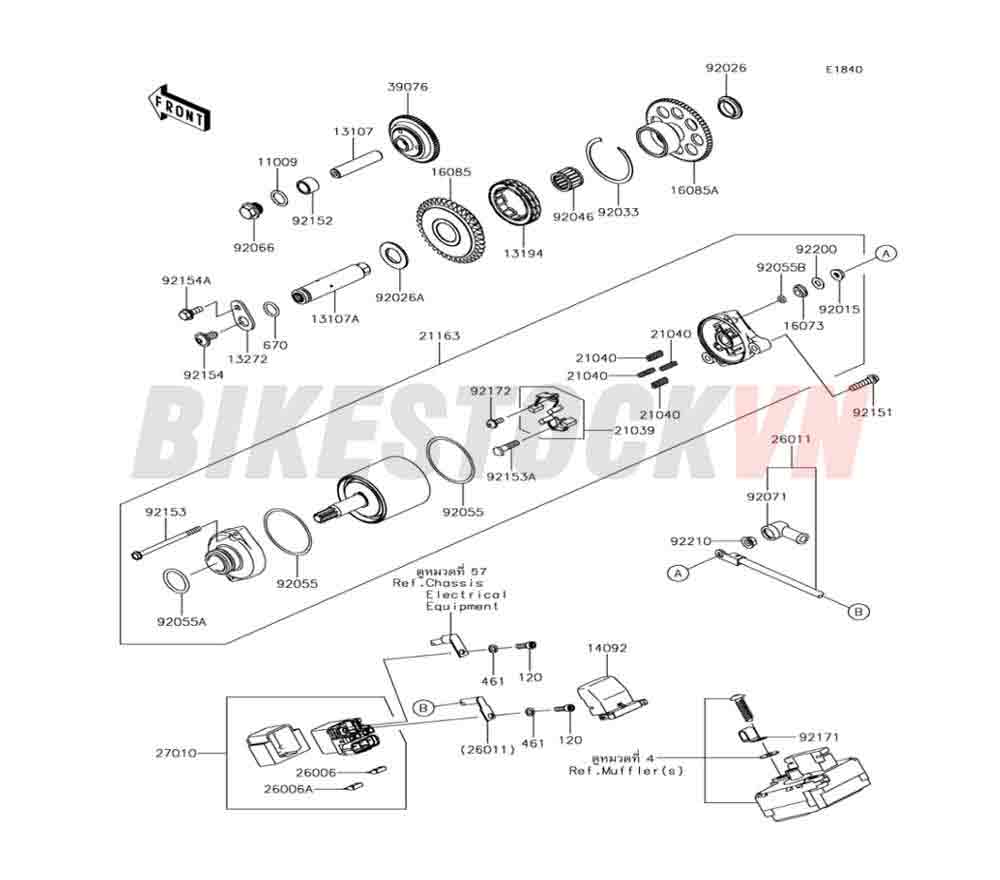 ENGINE STARTER MOTOR