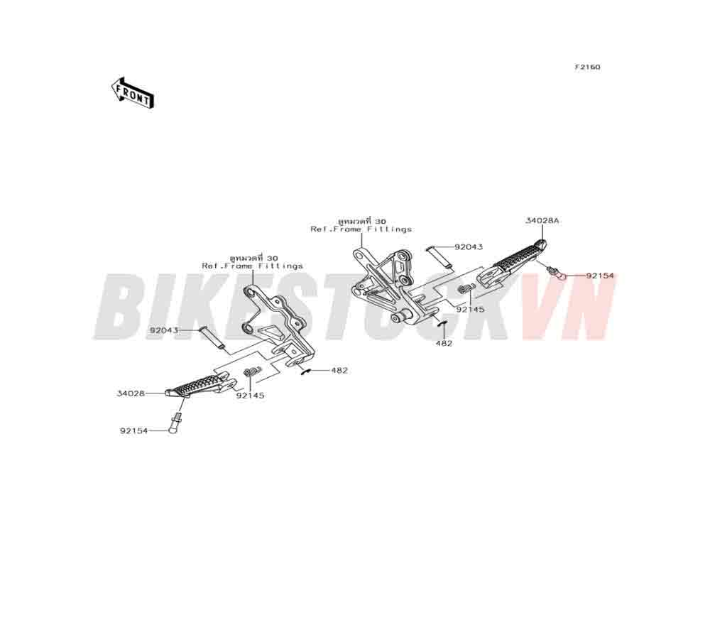 CHASSIS FOOTRESTS