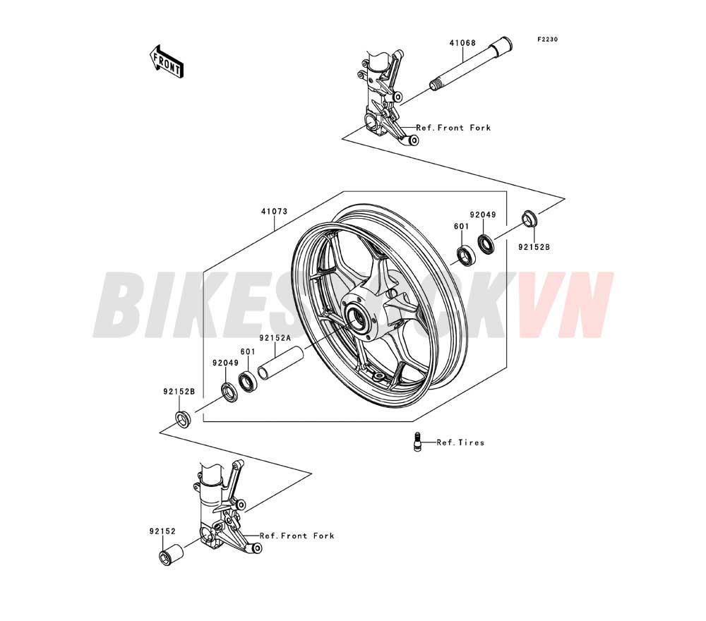 CHASSIS FRONT HUB