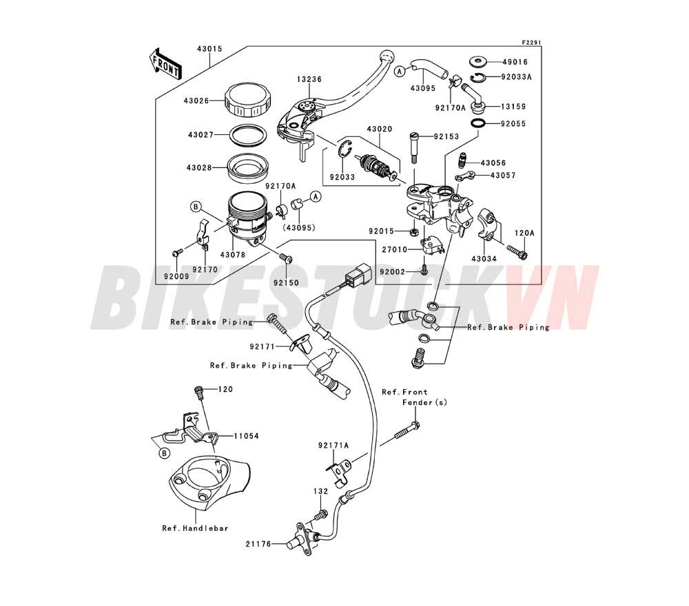 CHASSIS FRONT MASTER CYLINDER