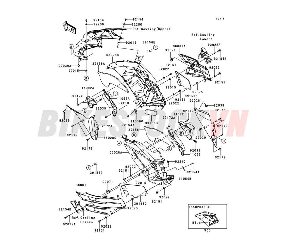 CHASSIS COWLING(CENTER)