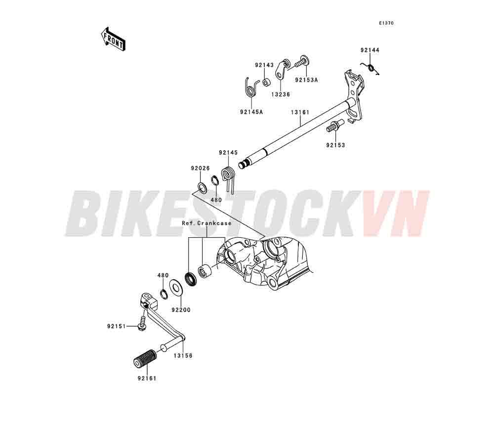 ENGINE GEAR CHANGE MECHANISM