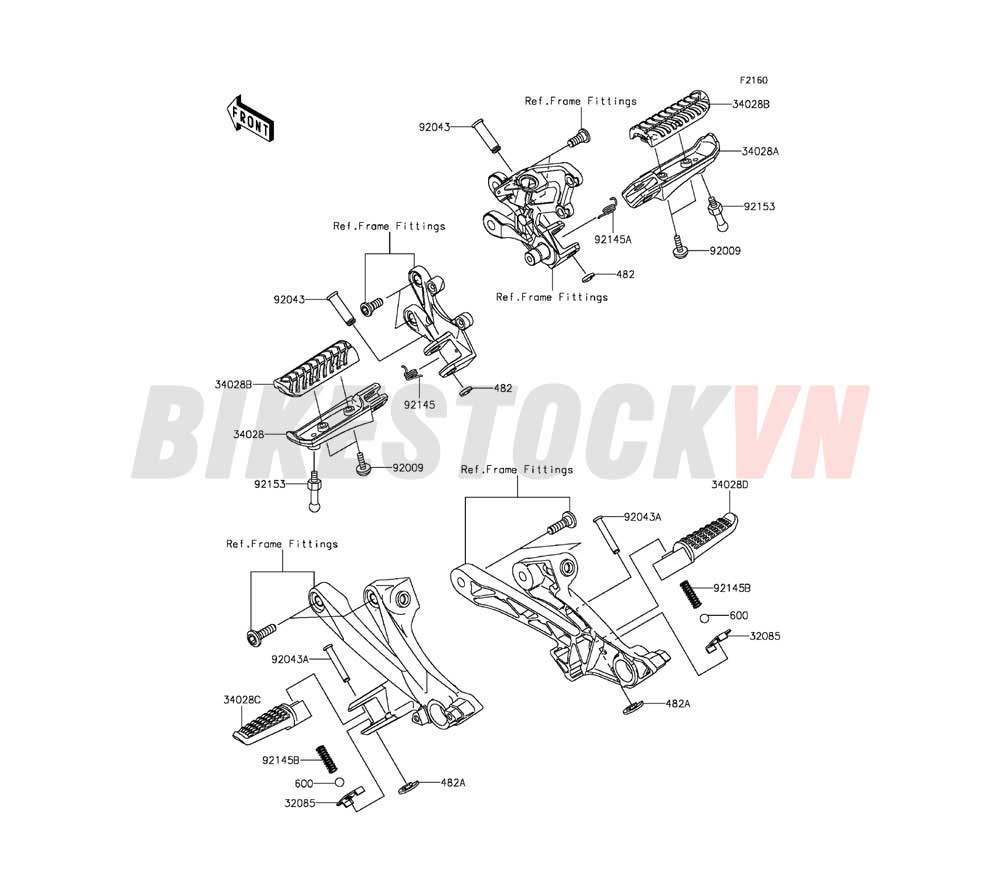 CHASSIS FOOTRESTS