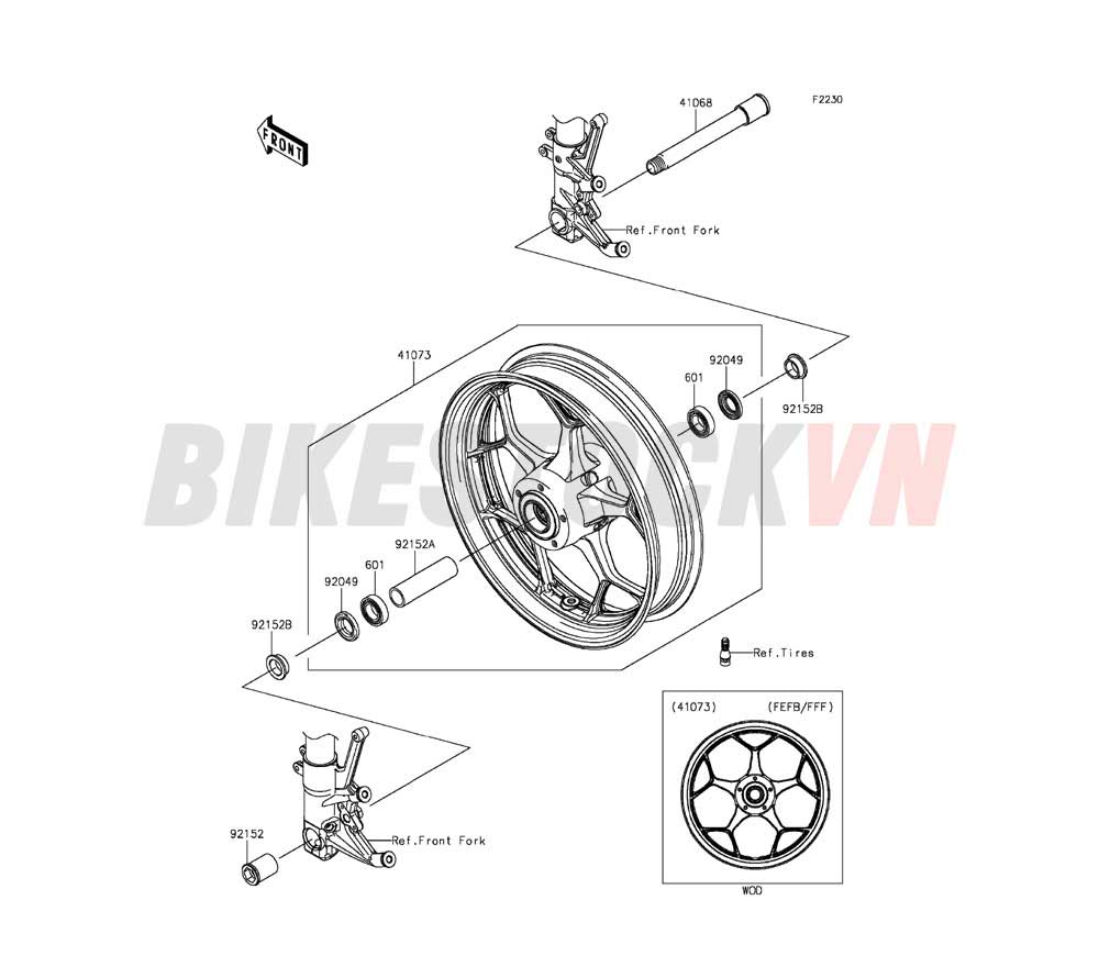 CHASSIS FRONT HUB