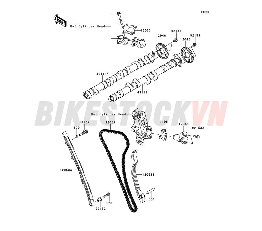 ENGINE CAMSHAFT(S)/TENSIONER