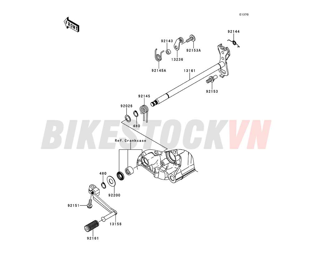 ENGINE GEAR CHANGE MECHANISM