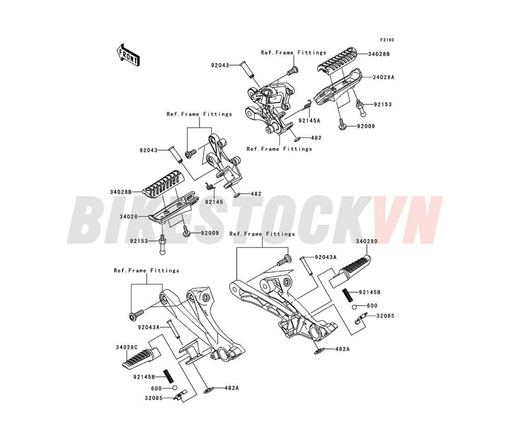 CHASSIS FOOTRESTS