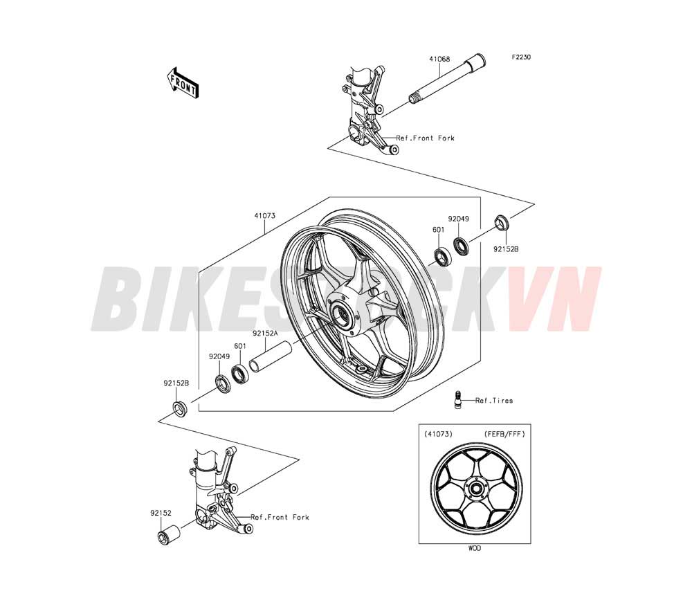 CHASSIS FRONT HUB