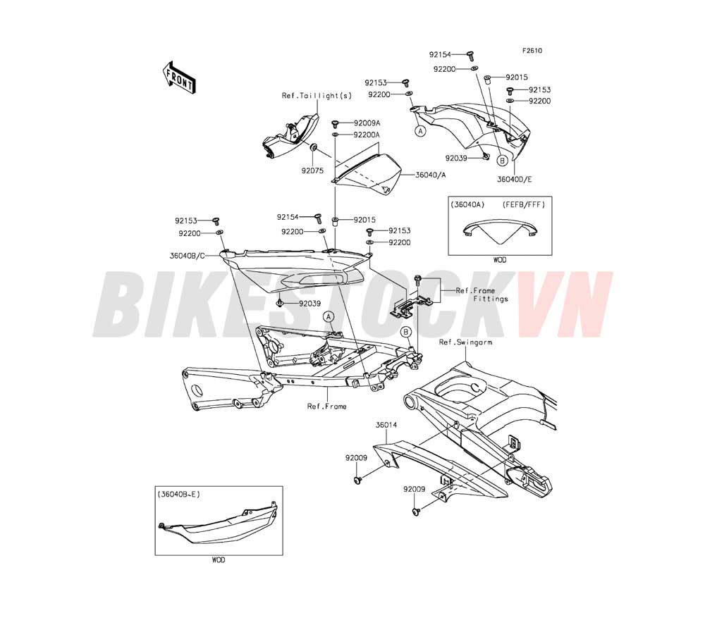 CHASSIS SIDE COVERS CHAIN COVER