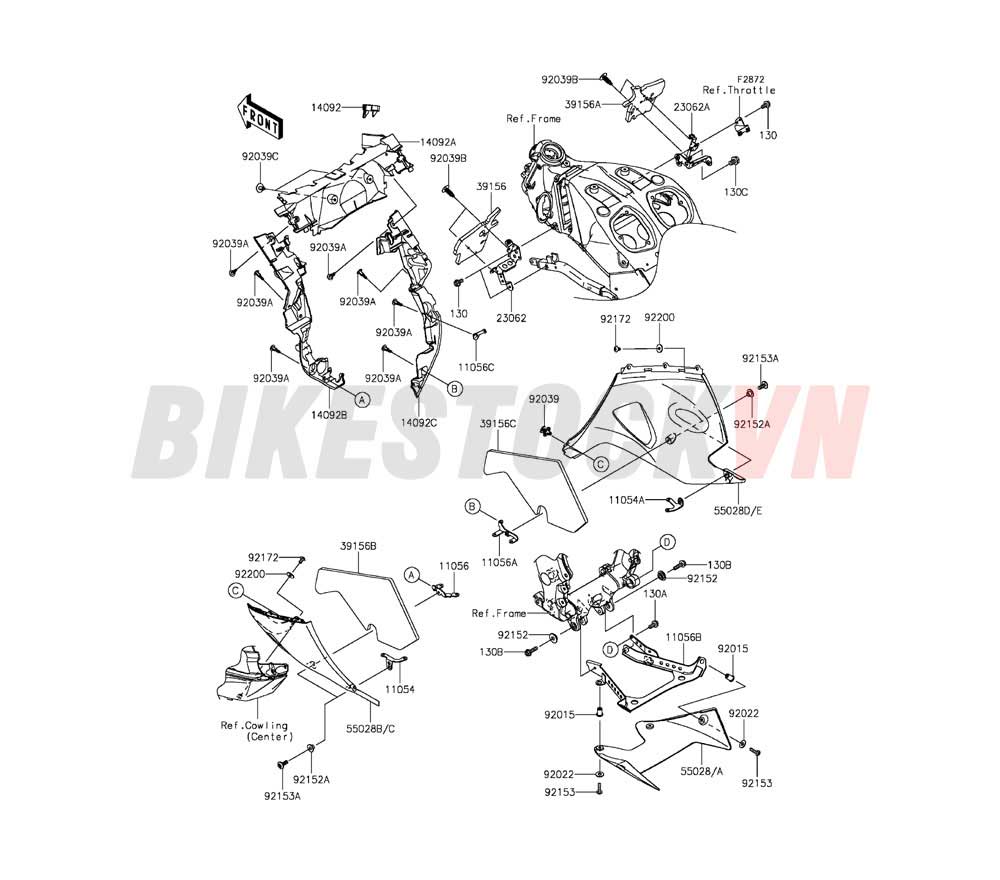 CHASSIS COWLING LOWERS