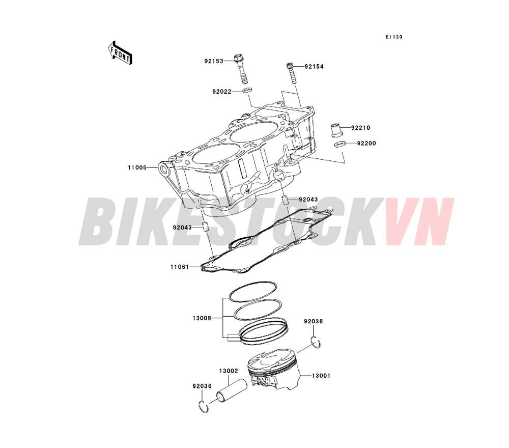 ENGINE CYLINDER/PISTON(S)