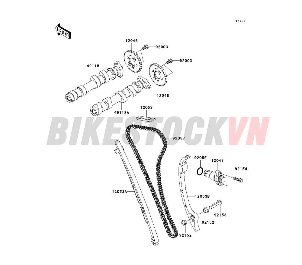 ENGINE CAMSHAFT(S)/TENSIONER