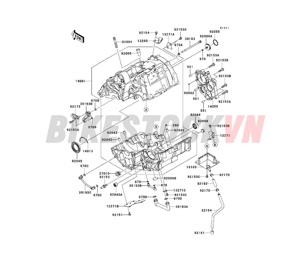 ENGINE CRANKCASE