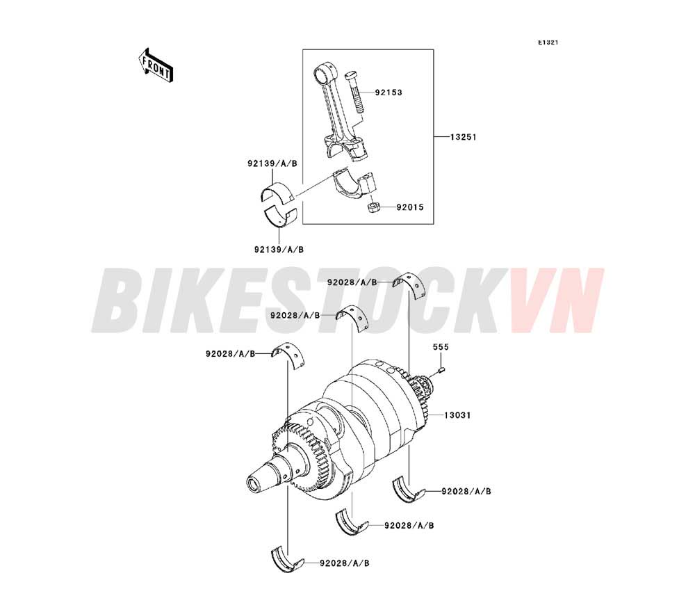 ENGINE CRANKSHAFT