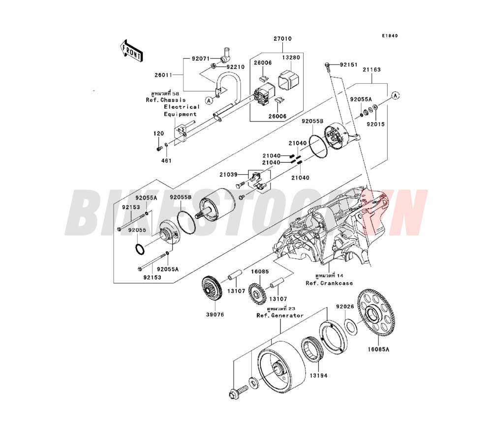 ENGINE STARTER MOTOR